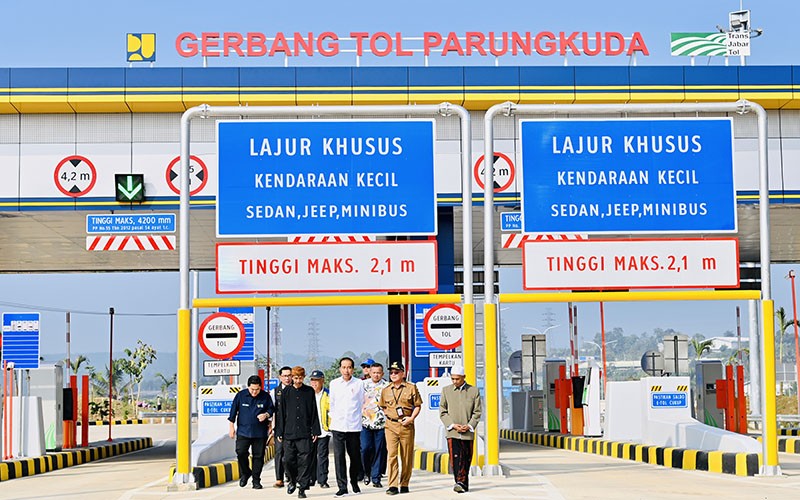 Tol Ciawi-Sukabumi Sepanjang 11,9 Km Diresmikan Presiden Jokowi - Bagian 1