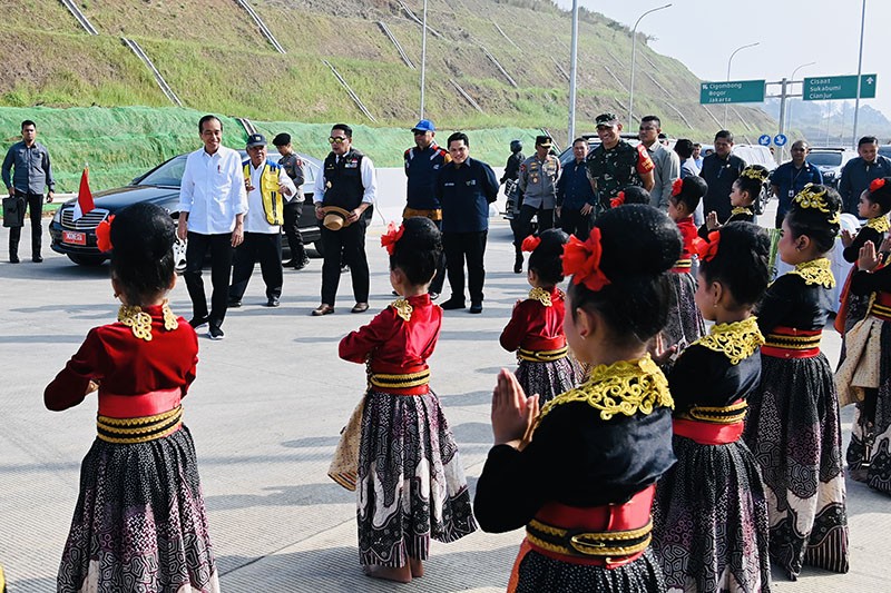 Tol Ciawi-Sukabumi Sepanjang 11,9 Km Diresmikan Presiden Jokowi - Bagian 2