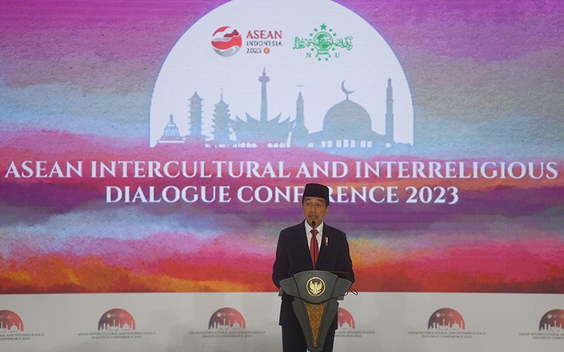 Presiden Jokowi Buka Pertemuan Tokoh-Tokoh Agama Kawasan ASEAN - Bagian 2