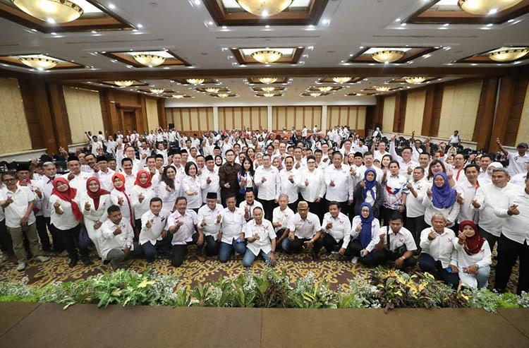 Hadiri Konsolidasi Partai Perindo DIY-Jateng, HT Kobarkan Semangat Kader 