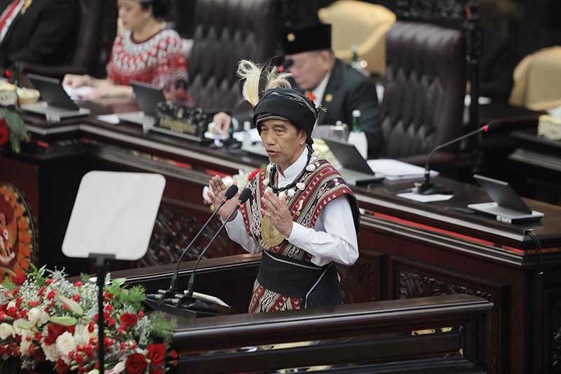 Momen Presiden Jokowi Sampaikan Pidato Kenegaraan - Bagian 1