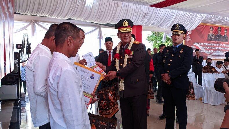 886 Napi Lapas Warungkiara Sukabumi Dapat Remisi, 8 Langsung Bebas