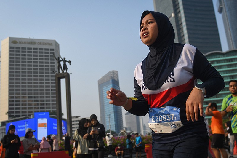 Ribuan Peserta Ikuti Jakarta Half Marathon 2023 - Bagian 3