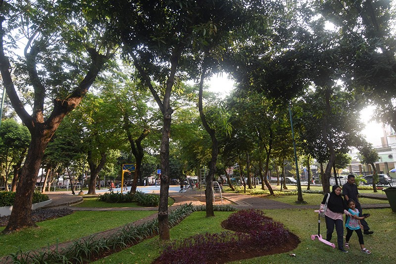 Penambahan 800 Titik Ruang Terbuka Hijau untuk Kurangi Polusi Jakarta - Bagian 1