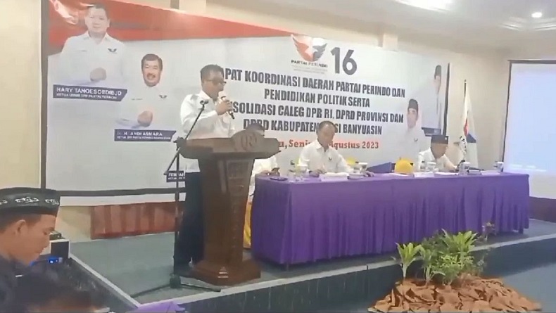 Partai Perindo Sumsel Gelar Rapat Koordinasi Daerah di Musi Banyuasin