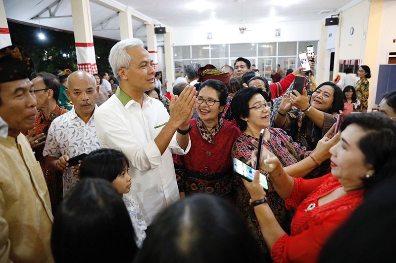 Umat Hindu di Semarang Doakan Ganjar Pranowo Presiden RI 2024-2029 - Bagian 1