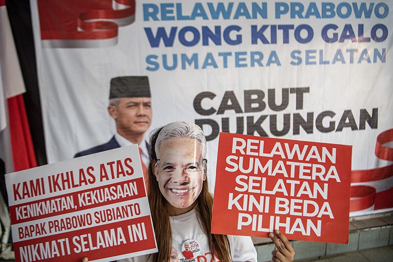Goodbye Prabowo, Relawan Sumatera Selatan Beralih Dukung Ganjar Pranowo - Bagian 1