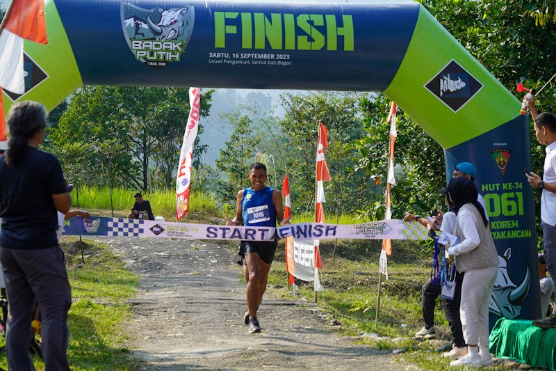 Danrem 061/Surya Kencana Pimpin Badak Putih Trail Run - Bagian 4