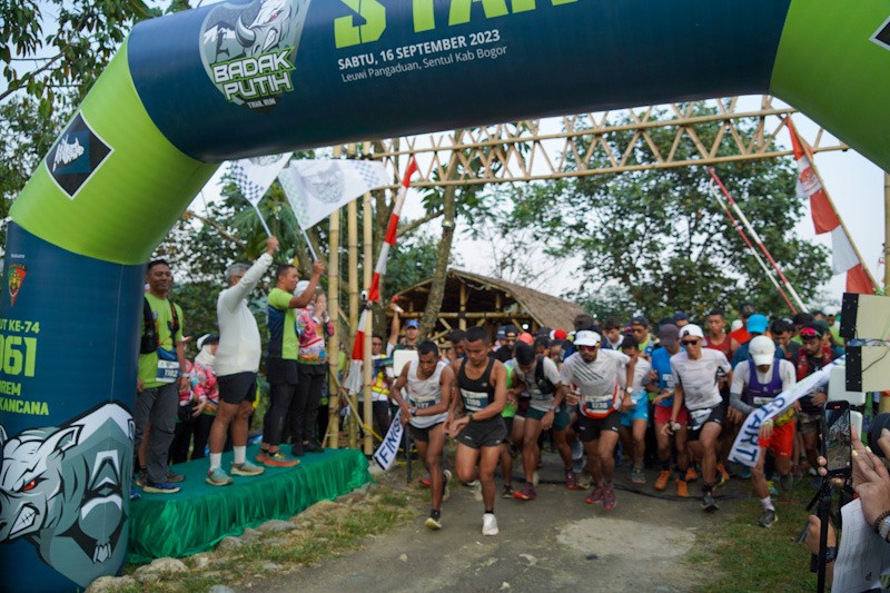 Danrem 061/Surya Kencana Pimpin Badak Putih Trail Run - Bagian 3