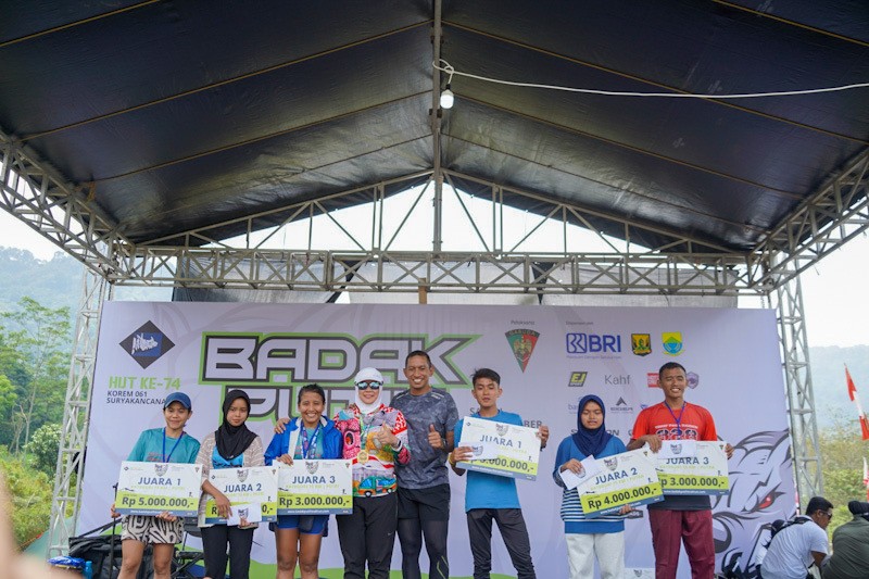Danrem 061/Surya Kencana Pimpin Badak Putih Trail Run - Bagian 5