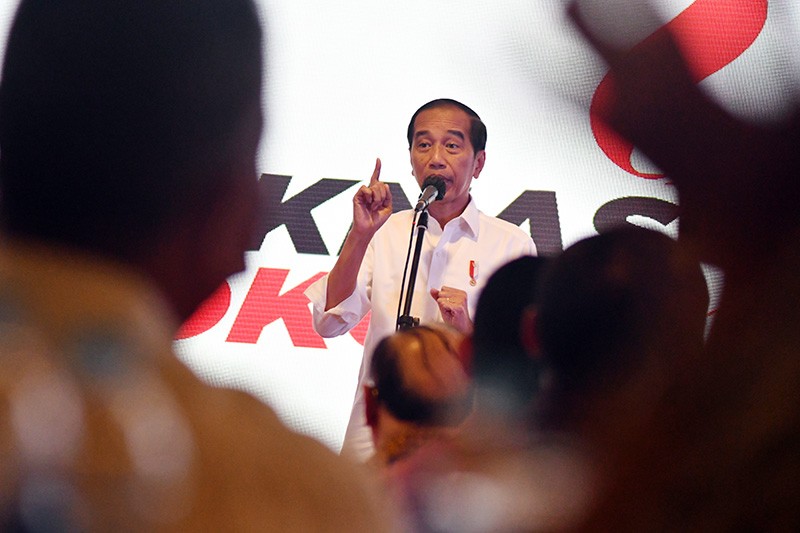 Presiden Hadiri Rakernas Seknas Jokowi Jelang Pilpres 2024 - Bagian 2