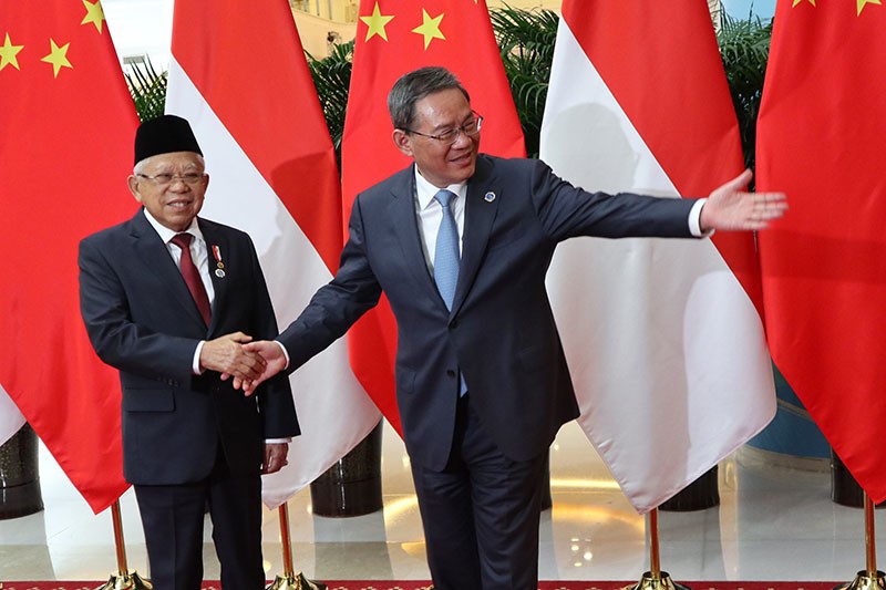 Momen Pertemuan Wapres Ma'ruf Amin dan PM China Li Qiang - Bagian 1