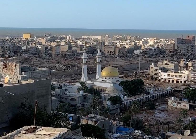 Kuasa Allah, Masjid di Libya Berdiri Kokoh usai Diterjang Banjir Bandang