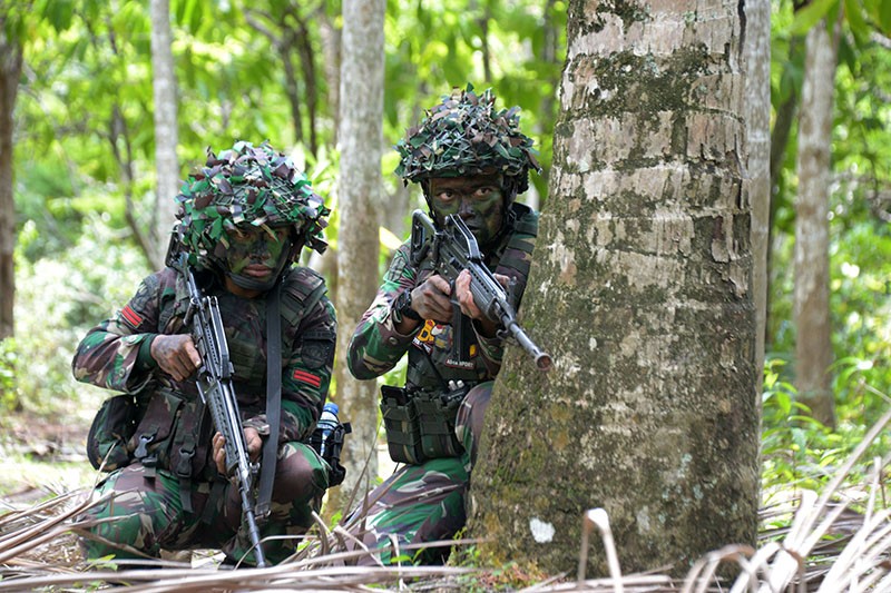 Prajurit Raider Latihan Tempur di Perbukitan Aceh Besar - Bagian 2