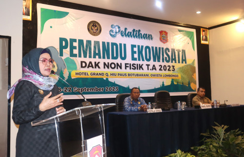 40 Pemandu Ekowisata Ikut Pelatihan, Wabup Bone Bolango: Pahami Tupoksinya