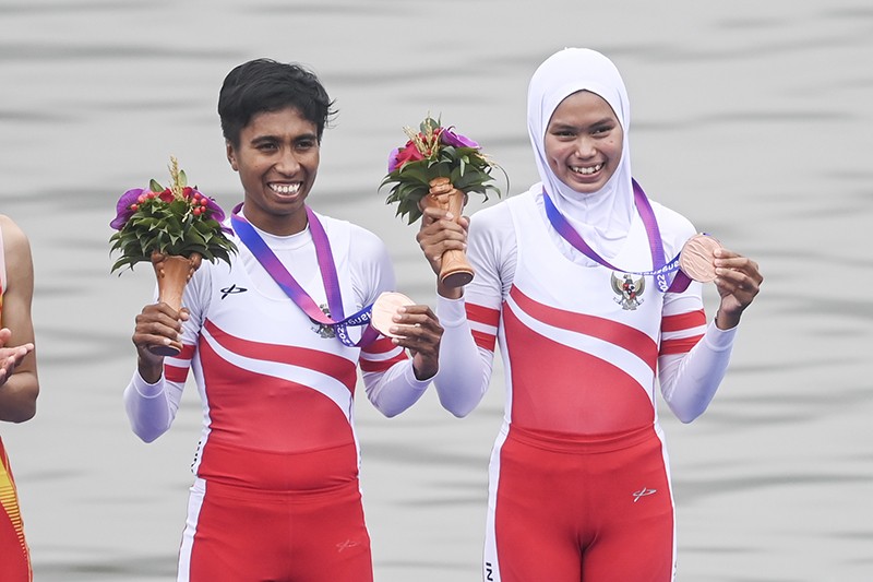 Atlet Dayung Putri Sumbang Medali Pertama Asian Games Hangzhou untuk Indonesia - Bagian 2