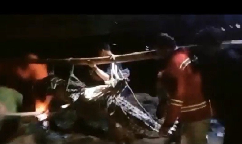 Buaya 3 Meter di Toboali Ditangkap Warga, Kerap Bikin Resah Nelayan