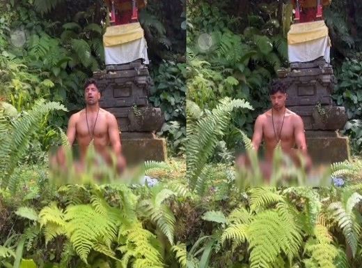 Heboh Turis Asing di Bali Telanjang Depan Pura, Begini Reaksi Netizen