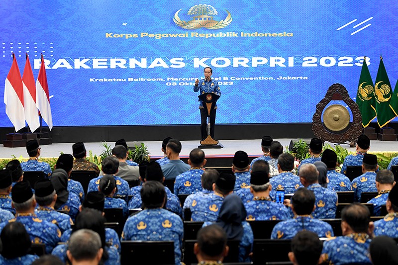 Presiden Jokowi Buka Rakernas Korpri - Bagian 2