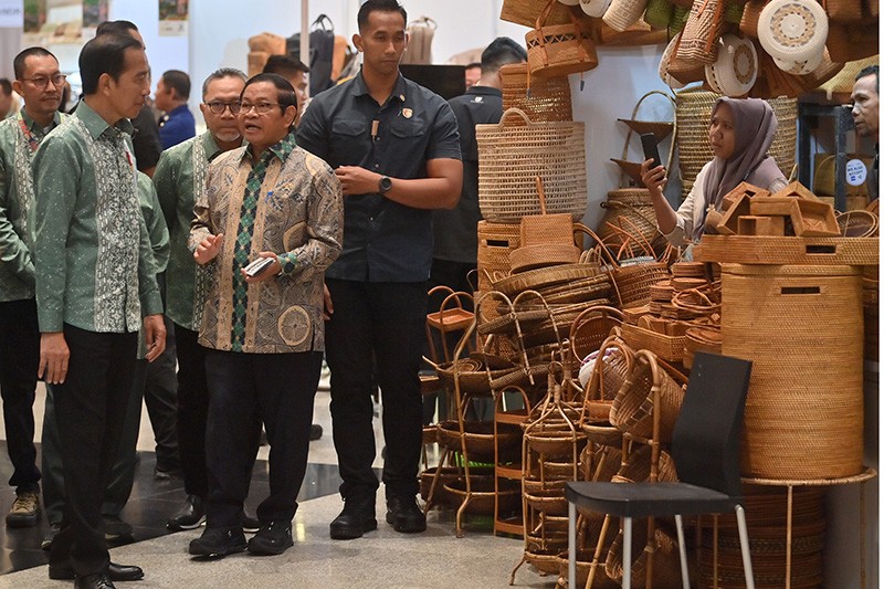 Presiden Jokowi Buka Pameran Produk Kerajinan Terbesar di Asia Tenggara - Bagian 1