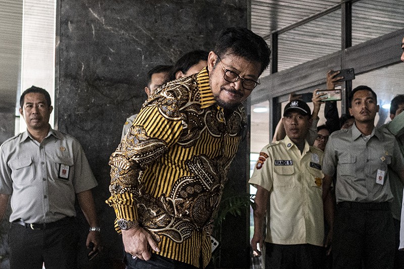 Ekspresi Mentan SYL Sempat Hilang Kabar Kini Kembali ke Kantor - Bagian 1