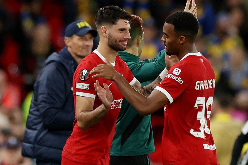 Gravenberch Cetak Gol Perdana Buat Liverpool, The Reds Bungkam Union SG 2-0 - Bagian 3