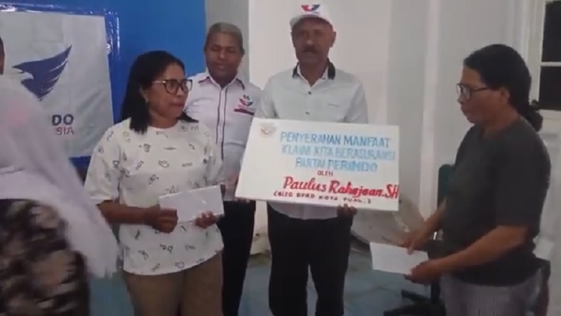 Bacaleg Perindo Berikan Manfaat KTA Asuransi kepada 2 Warga Kota Tual Korban Kecelakaan
