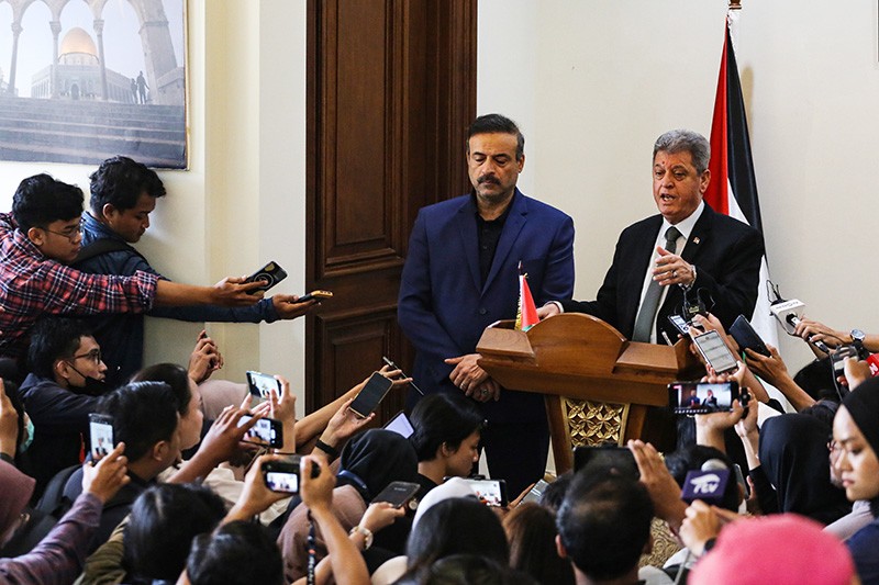 Para Duta Besar Negara Arab Dukung Palestina - Bagian 3