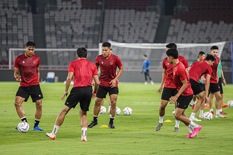 Persiapan Timnas Indonesia Jelang Melawan Brunei Darussalam di Stadion GBK - Bagian 3