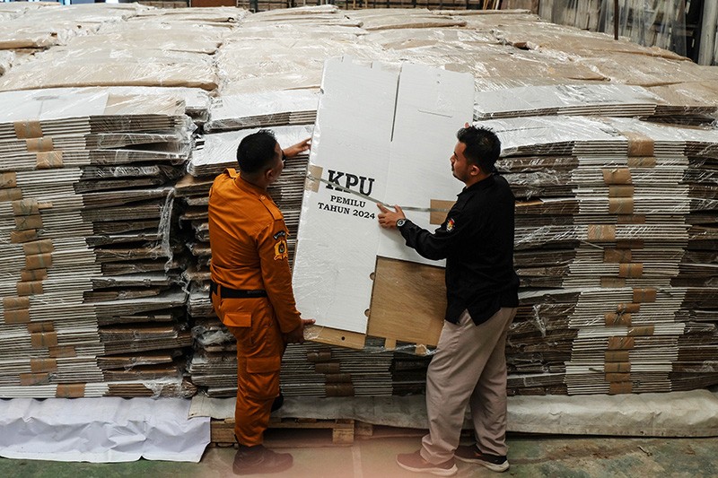 8.875 Kotak Suara Pemilu 2024 Tiba di Solo - Bagian 2