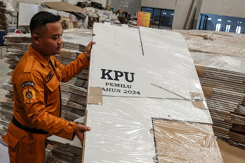 8.875 Kotak Suara Pemilu 2024 Tiba di Solo - Bagian 3