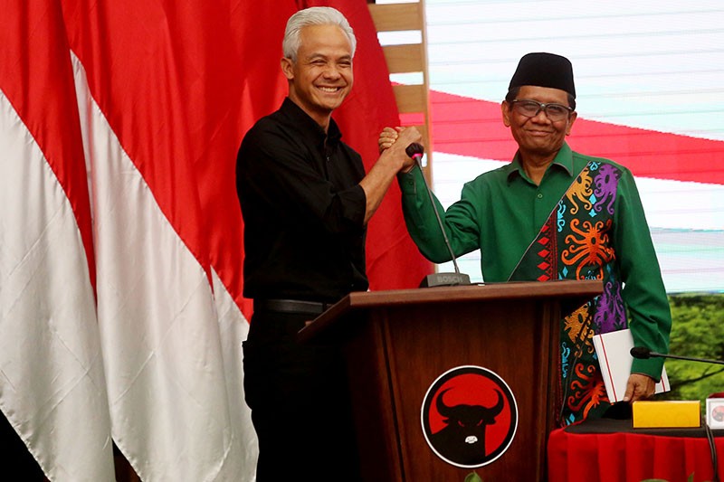 Pidato Politik Perdana Ganjar-Mahfud sebagai Pasangan Bakal Capres Cawapres - Bagian 1