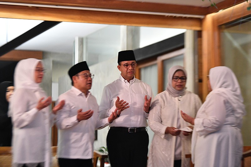 Anies-Muhaimin Berangkat ke KPU Daftar Capres Cawapres 2024 - Bagian 2