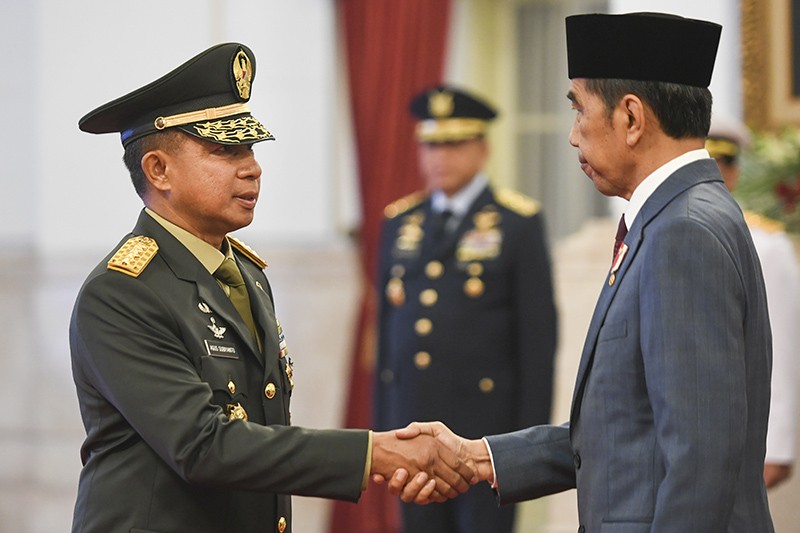 Momen Jenderal Agus Subiyanto Dilantik sebagai KSAD Gantikan Jenderal Dudung - Bagian 1