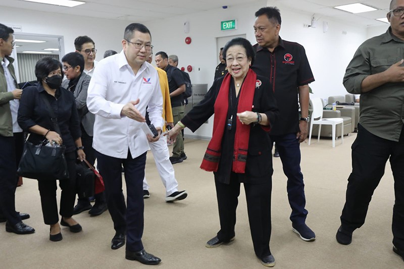 Petinggi Parpol Pengusung Ganjar-Mahfud MD Rapat di Gedung TPN - Bagian 3