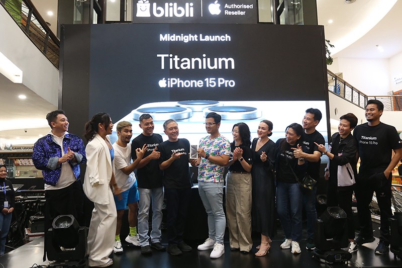 Penyerahan iPhone 15 Series ke Pelanggan Lewat BliBli Midnight Launch - Bagian 2