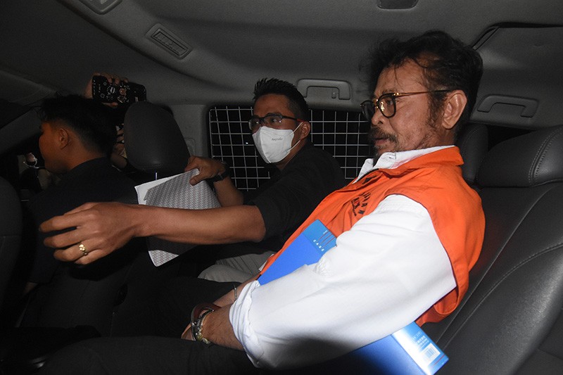 Ekspresi SYL usai Diperiksa soal Kasus Dugaan Pemerasan Oleh Firli Bahuri - Bagian 2