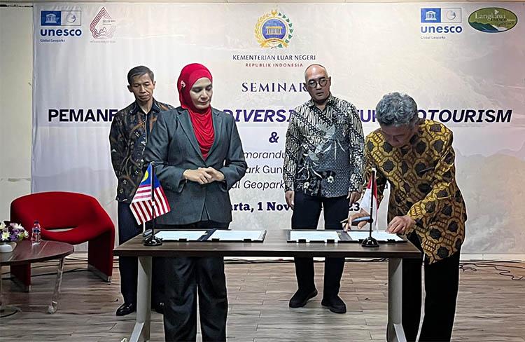 Dongkrak Kunjungan Wisman, Gunung Sewu UNESCO Global Geopark Gandeng Langkawi Geopark