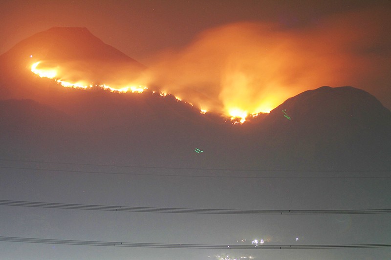 Kebakaran Gunung Penanggungan Mojokerto - Bagian 2