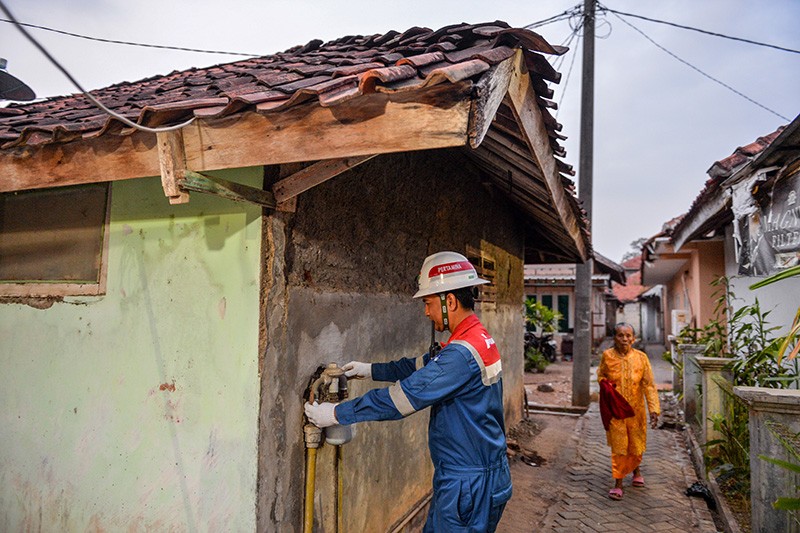 Jaringan Gas Rumah Tangga Pertamina EP Masuk ke Desa di Subang - Bagian 2