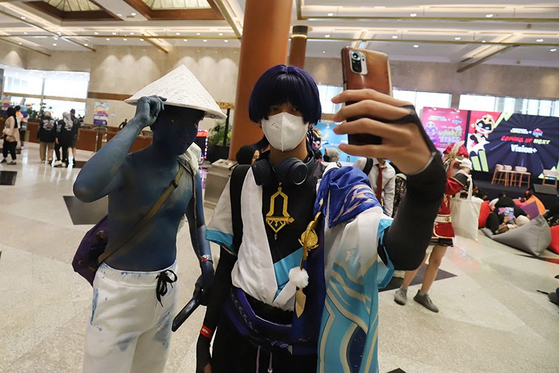 Gaya Cosplayer Pamer Kostum saat Indonesia Comic CON x DG Con 2023 - Bagian 3