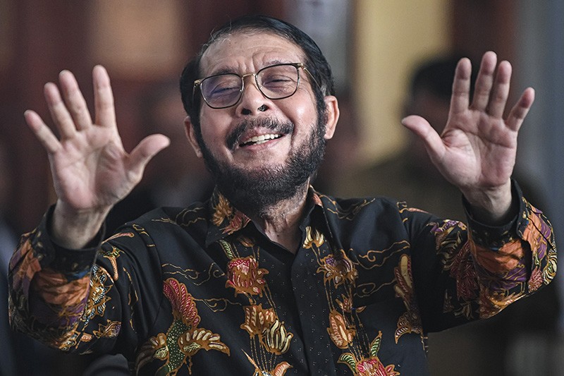 Ekspresi Anwar Usman Dipecat dari Ketua MK - Bagian 1