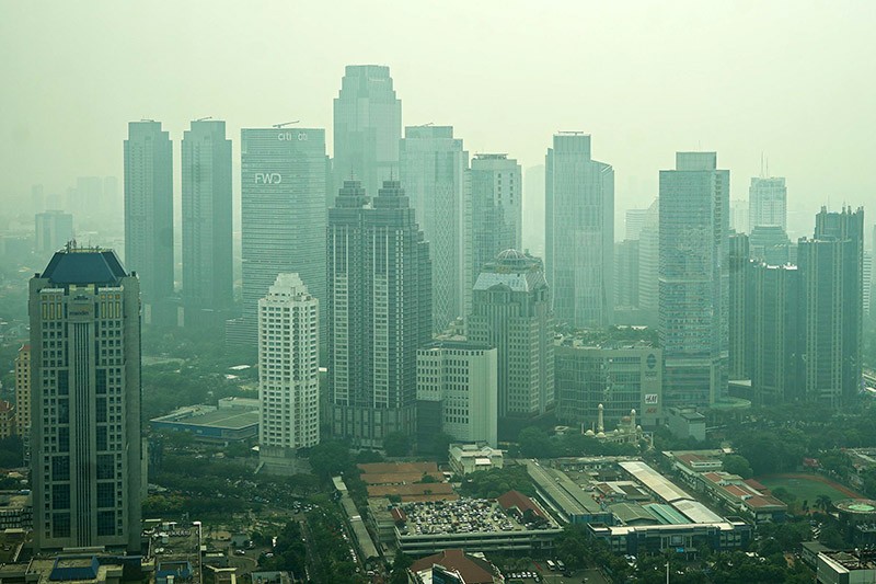 Potret Jakarta Masih Diselimuti Polusi Udara - Bagian 1