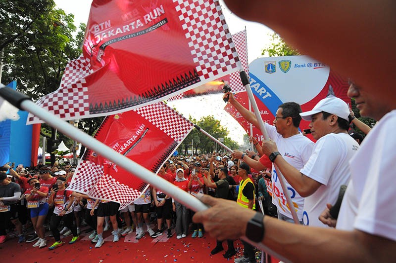 BTN Jakarta Run 2023 Diikuti 12.000 Pelari Sukses Digelar - Bagian 2