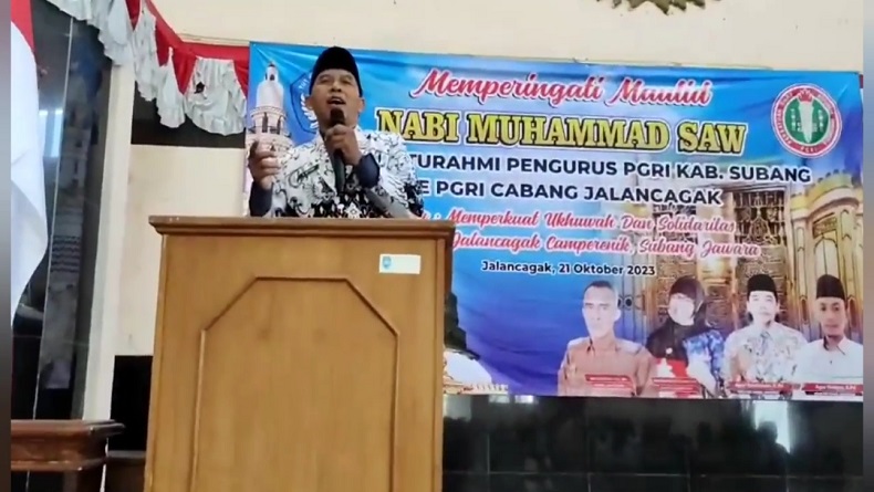 Viral Anggota PGRI Subang Kampanyekan Calon Anggota DPD, Bawaslu: Kami Kaji