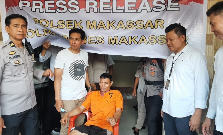 Ini Tampang Pembunuh Sadis di Makassar yang Buang Korbannya ke Sumur