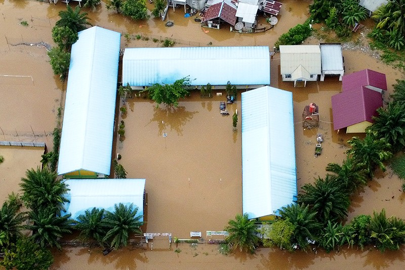 36 Sekolah Terendam Banjir di Aceh Barat, Murid-Murid Diliburkan - Bagian 2