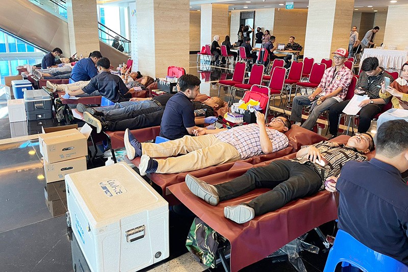 PMI Depok Kumpulkan 400 Kantong Darah dari Karyawan MNC Media - Bagian 2