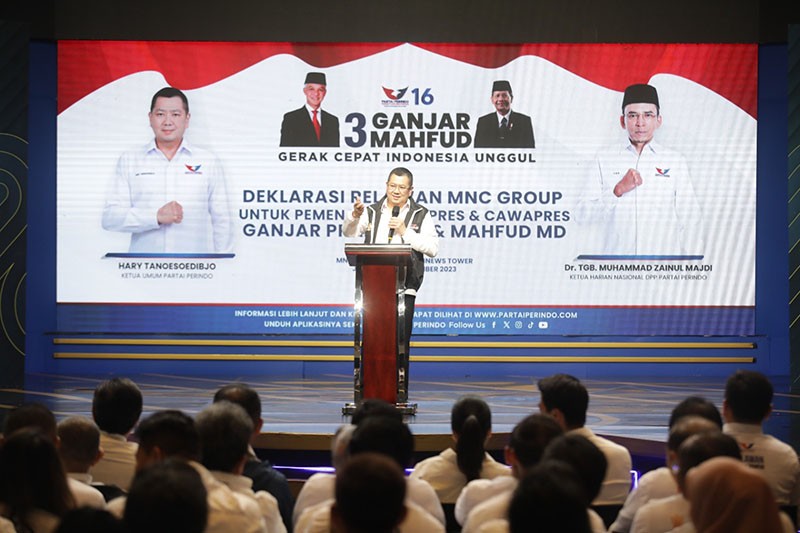 Hary Tanoe Resmikan Deklarasi Relawan MNC Group Pendukung Ganjar-Mahfud  - Bagian 1