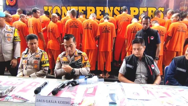 35 Pengedar Sabu dan Obat Terlarang Ditangkap di Cirebon, Terancam 15 Tahun Penjara